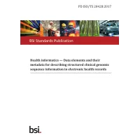 BS PD ISO/TS 20428:2017