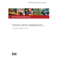 BS PD CEN/ISO TS 17444-1:2017