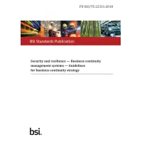 BS PD ISO/TS 22331:2018