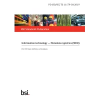 BS PD ISO/IEC TS 11179-30:2019