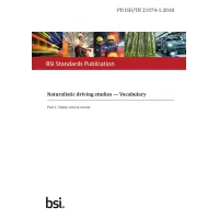 BS PD ISO/TR 21974-1:2018