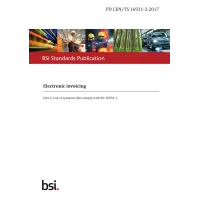 BS PD CEN/TS 16931-2:2017