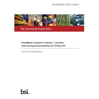 BS PD CEN/TR 17297-1:2019