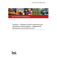 BS PD ISO/TR 22582:2019