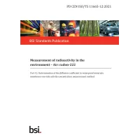 BS PD CEN ISO/TS 11665-12:2021