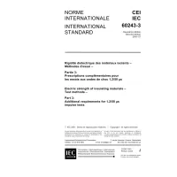 IEC 60243-3 Ed. 2.0 b:2001