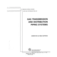 ASME B31.8-1992