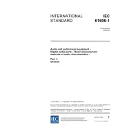 IEC 61606-1 Ed. 1.0 en:2003