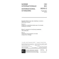 IEC 60243-2 Ed. 2.0 b:2001