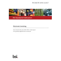 BS PD CEN/TR 16931-6:2017