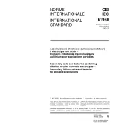 IEC 61960 Ed. 1.0 b:2003