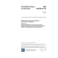 IEC 61076-4-113 Ed. 1.0 en:2002