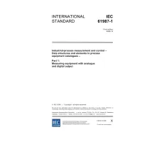 IEC 61987-1 Ed. 1.0 en:2006