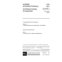 IEC 61378-1 Ed. 1.0 b:1997