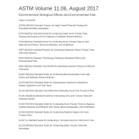 ASTM Volume 11.06:2017