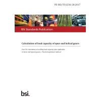 BS PD ISO/TS 6336-20:2017