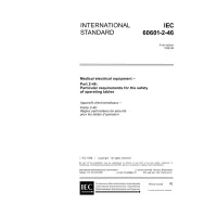 IEC 60601-2-46 Ed. 1.0 en:1998