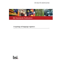 BS PD ISO/TR 20694:2018