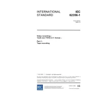 IEC 62356-1 Ed. 1.0 en:2003