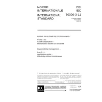 IEC 60300-3-11 Ed. 1.0 b:1999