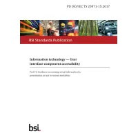 BS PD ISO/IEC TS 20071-15:2017