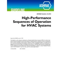 Guideline 36-2018 -- High-Performance Sequences of Operation for HVAC Systems