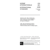 IEC 61938 Ed. 1.0 b:1996