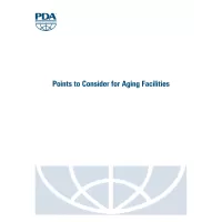 Points to Consider for Aging Facilities