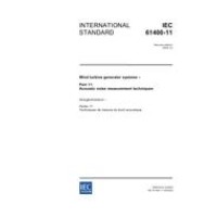 IEC 61400-11 Ed. 2.0 en:2002