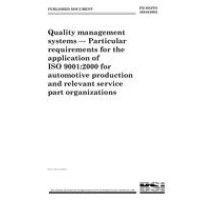 BS PD ISO/TS 16949:2002