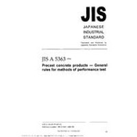 JIS A 5363:2004