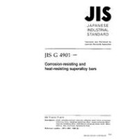 JIS G 4901:1999