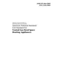 CSA ANSI Z21.86a-2005/CSA 2.32a-2005