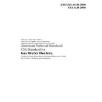 CSA ANSI Z21.10.3b-2008/CSA 4.3b-2008