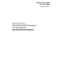 CSA ANSI Z21.56a-2008/CSA 4.7a-2008