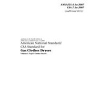 CSA ANSI Z21.5.1a-2007/CSA 7.1a-2007 (R2011)