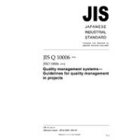 JIS Q 10006:2004