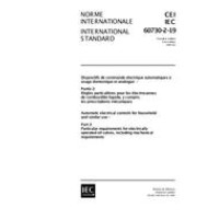 IEC 60730-2-19 Ed. 1.0 b:1997