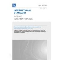 IEC 62640 Ed. 1.0 b:2011