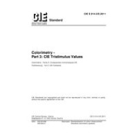 CIE S 014-3/E:2011 (ISO 11664-3:2012)