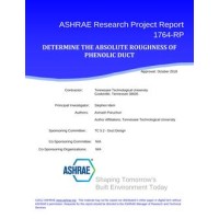 RP-1764 -- Determine the Absolute Roughness of Phenolic Duct