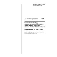 AS 4017 SUPP 1-1995