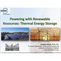 Powering with Renewable Resources: Thermal Energy Storage (1-hour)