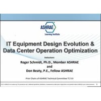 IT Equipment Design Evolution & Data Center Operation Optimization