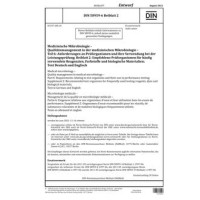 DIN 58959-6 Supplement 2 - DRAFT