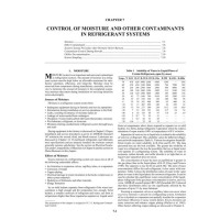 R07 -- Control of Moisture and Other Contaminants in Refrigerant Systems (SI)