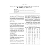 R07 -- Control of Moisture and Other Contaminants in Refrigerant Systems (I-P)