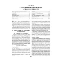 A25 -- Environmental Control for Animals and Plants (SI)