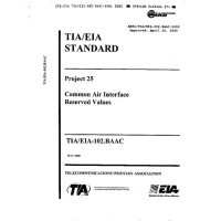 TIA ANSI/TIA/EIA-102.BAAC