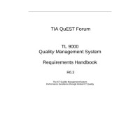 TIA TL9000 REQUIREMENTS HDBK (FULL VERSION)